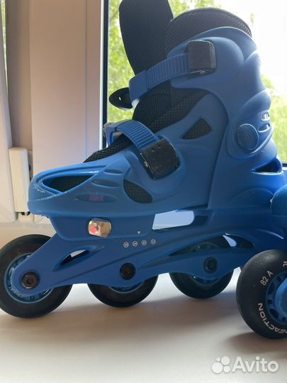 Роликовые коньки детские с защитой