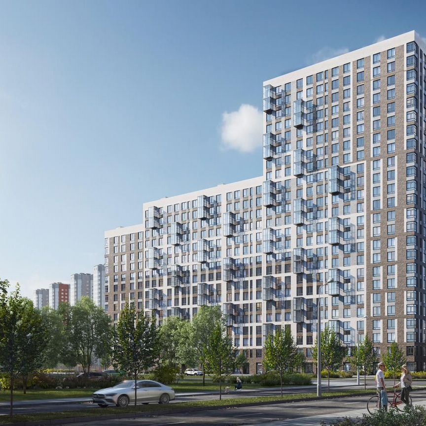 2-к. квартира, 53,5 м², 6/23 эт.