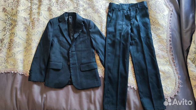 Школьный костюм для мальчика 122 синий