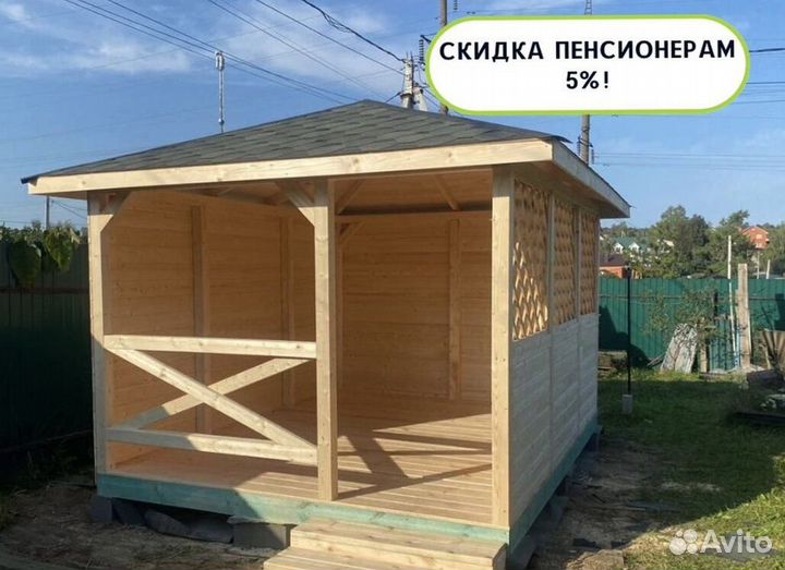 Уличная беседка