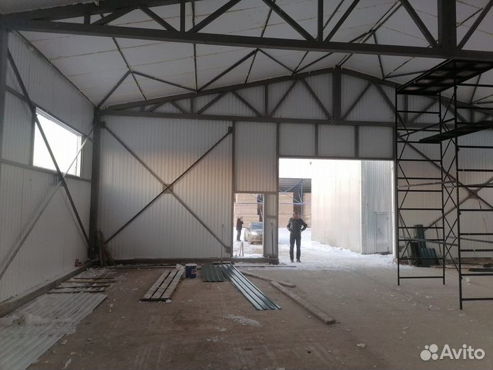 Строительство ангаров из сендвич панелей