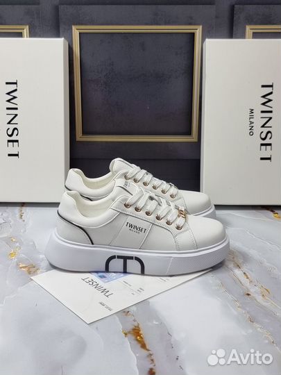 Кроссовки женские Twinset White