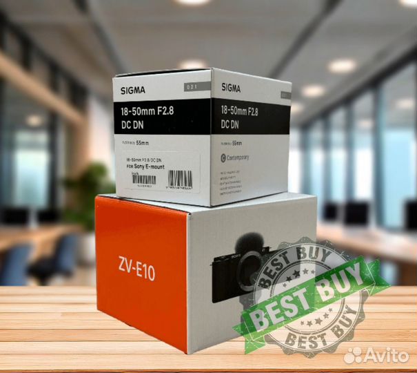 Sony ZV-E10 + Sigma 18-50mm F2.8 DC DN Новый