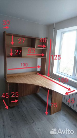 Компьютерный стол + тумба бу