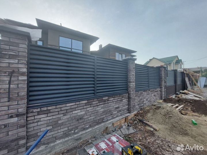 Забор жалюзи под заказ