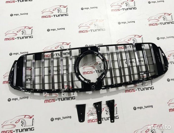 Решетка Mercedes GLC-Class X253 AMG Chrome 2019+