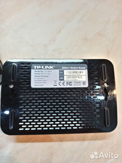 Маршрутизатор adsl2+ TP-link TD-8816