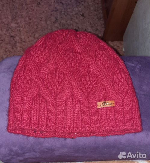 Шапка зимняя женская вязанная