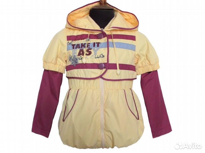 Ветровка для девочки новая 104-122