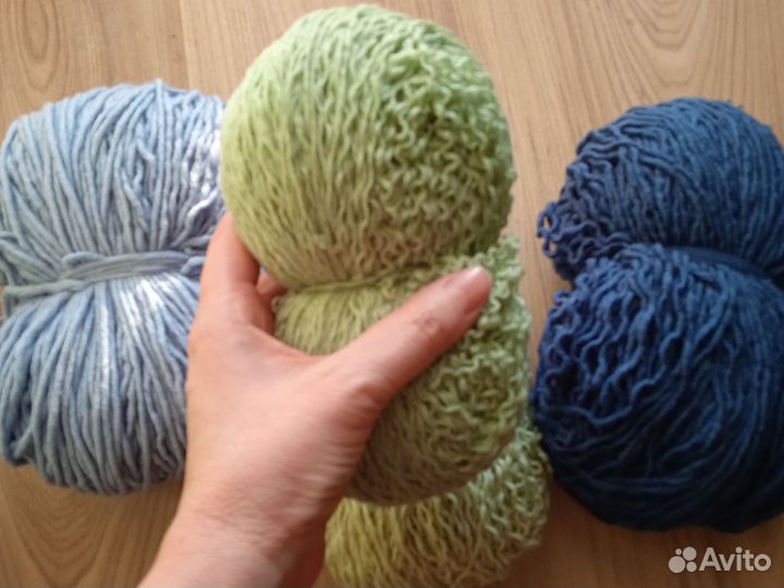 Пряжа нитки для вязания пакетом