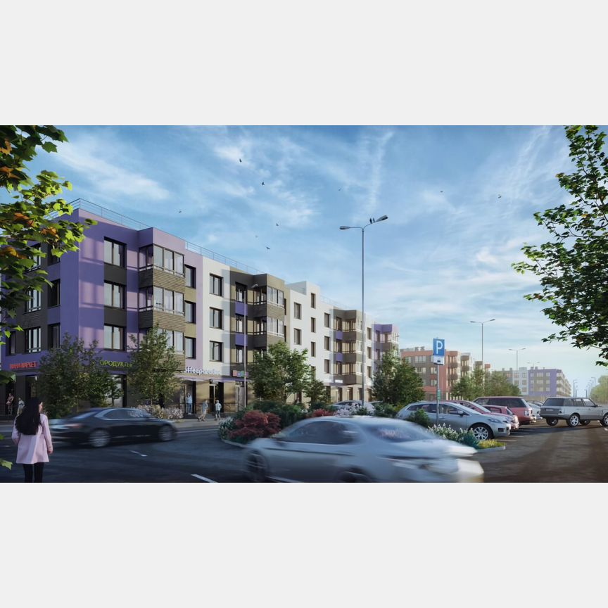 2-к. квартира, 58,4 м², 1/4 эт.