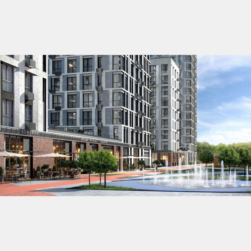 1-к. квартира, 33,9 м², 20/22 эт.