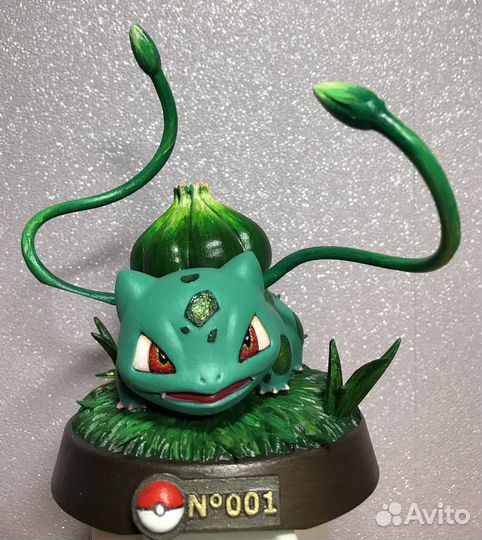 Бульбазавр Bulbasaur № 0001 покемон из экосмолы