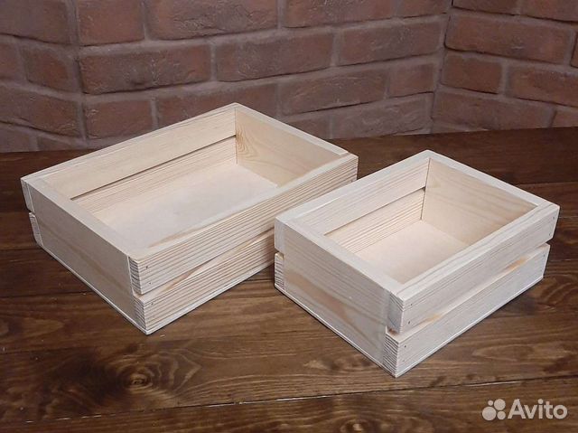 Ящики деревянные декоративные