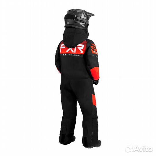 Комбинезон FXR Helium Black/Lava Fad + подшлемник