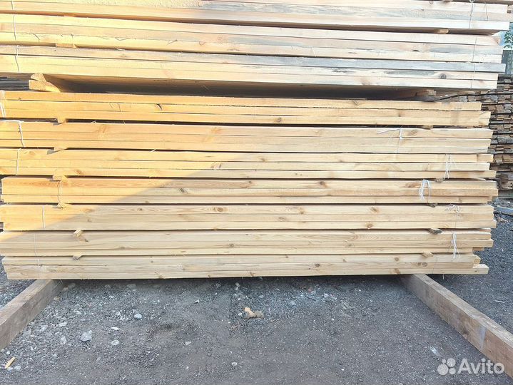 Доска обрезная 25х150х6000мм от производителя