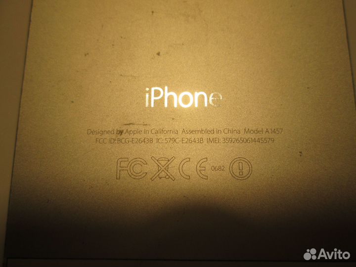 Смартфон Apple iPhone 5S 16GB LTE (A1457)н\р
