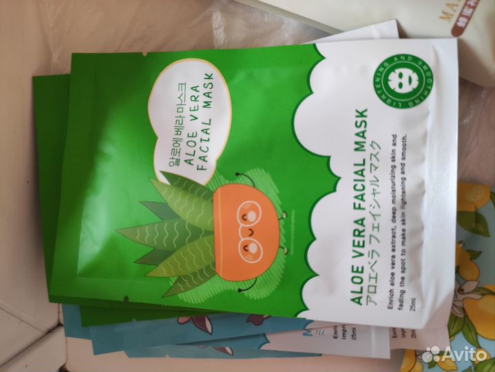 Маски для лица. Тканевые маски