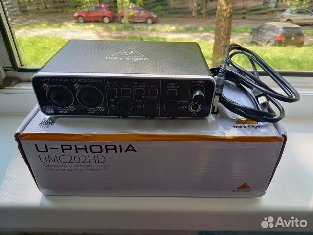 Внешняя звуковая карта Behringer u-phoria umc202hd купить в Ижевске ...