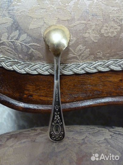 Солонка с Ложечкой Мельхиор