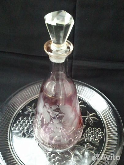 Графин со стаканчиками, винтаж