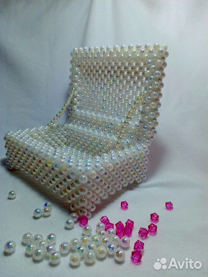 Сумка ручная работа из бусин