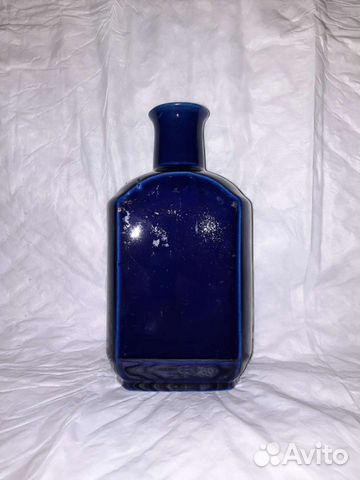 Графин фарфоровой, синяя кобальтовая посуда СССР
