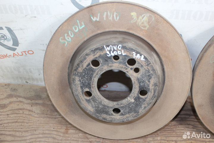 Задние тормозные диски Mercedes S-Class W140