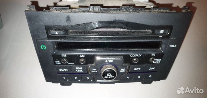 Хонда 2008-2012 штатная магнитола