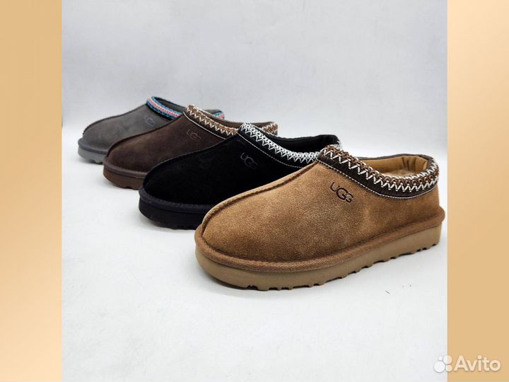 Угги original Ugg Tasman Slipper Светло коричневого цвета