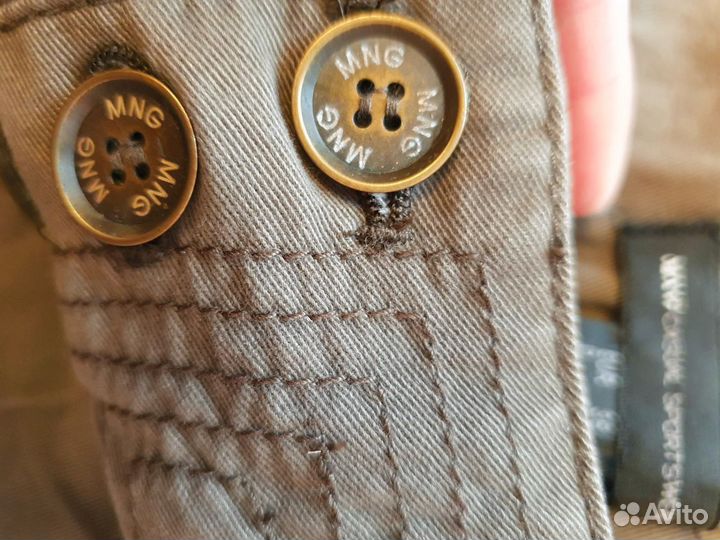 Брюки mango широкий клеш