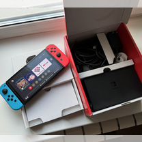 Nintendo switch Oled Neon Чип+512Gb