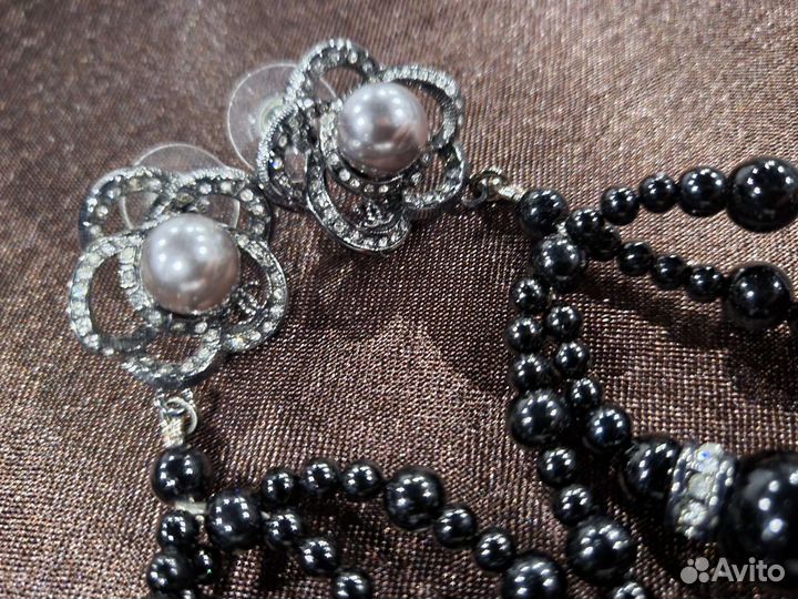 Серьги chanel новые