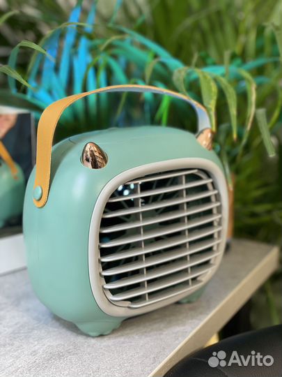 Вентилятор настольный мини, увлажнитель воздуха зе