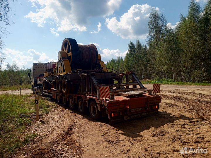 Услуги трала, негабаритные перевозки тралом