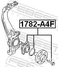 Ступица передняя комплект 1782A4F Febest