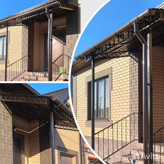 Лестница козырек перила. Входная группа