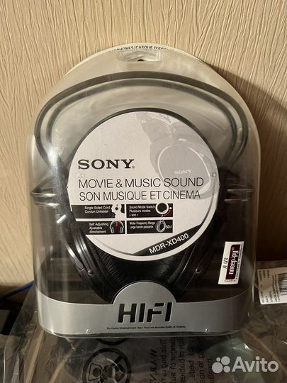 Наушники Sony MDR-XD400 новые в блистере