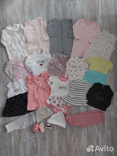 Пакет вещей для новорожденного