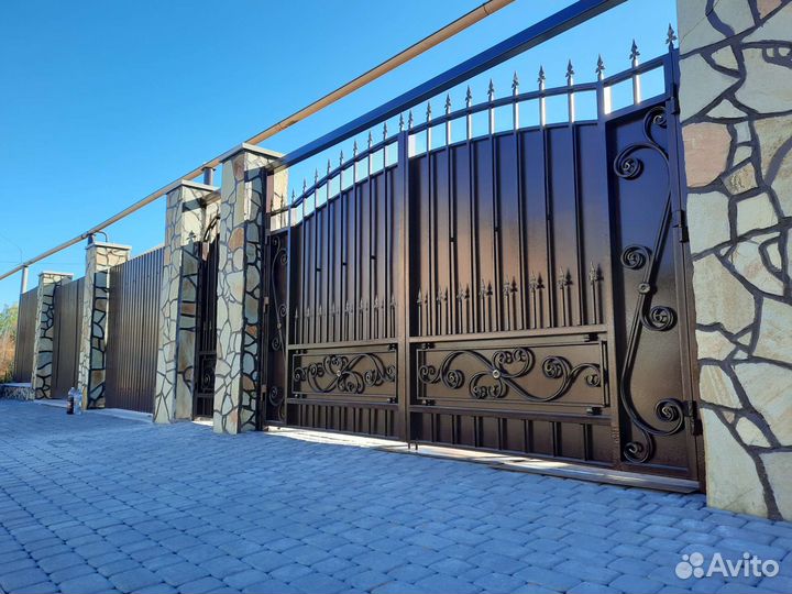 Кованые ворота