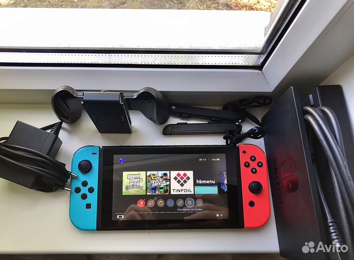 Nintendo Switch rev2 чипованная