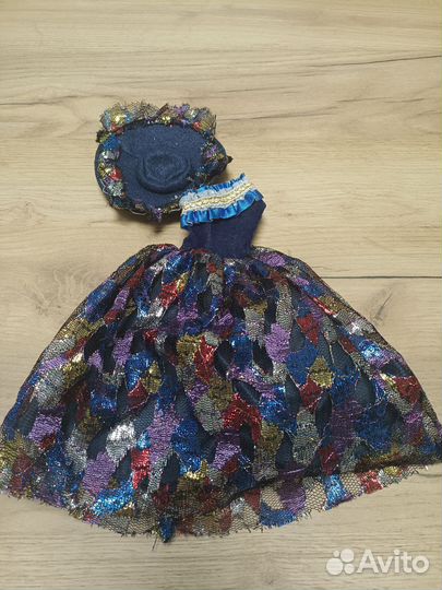 Бальное платье для Барби 90е