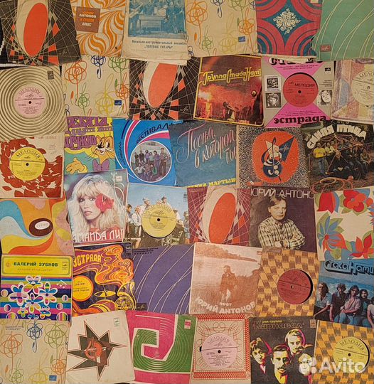 Пластинки миньон 54 штуки