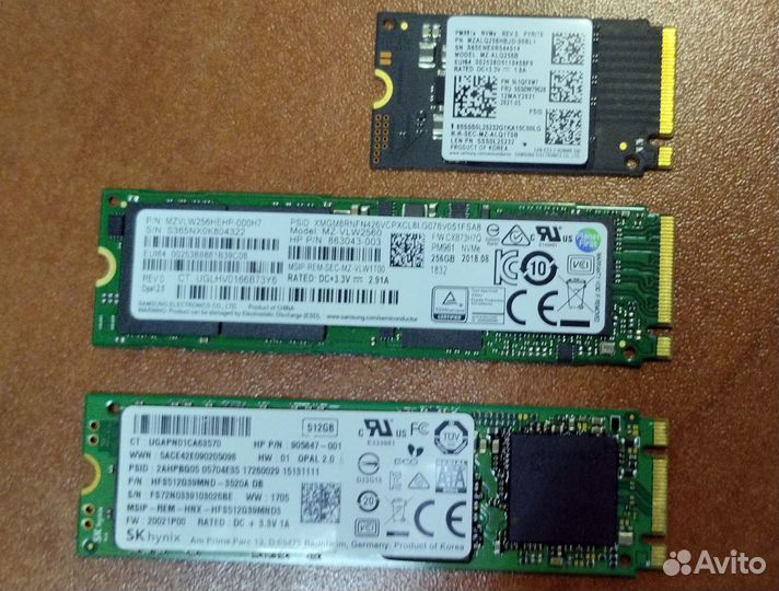 Ssd m2 nvme 256 и 512 Gb 2280 и 2242