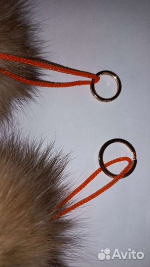 Меховые помпоны из натуральной куницы