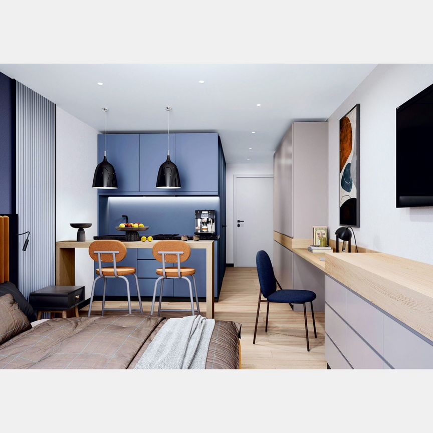 Апартаменты-студия, 35 м², 3/14 эт.
