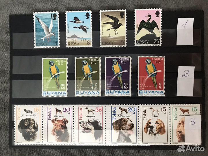 Марки разных стран. Животные. Фауна