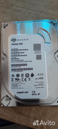 Жесткий диск hdd 1 тб Seagate