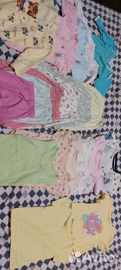Вещи пакетом на девочку 74