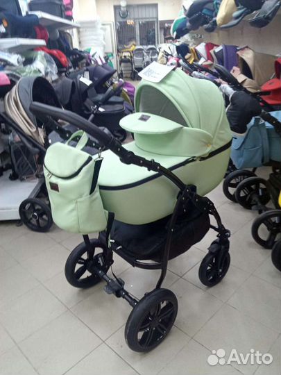 Коляска 2 в 1 jaxee new мята